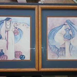 Two GE Mullan Wall Litograph Framed Art